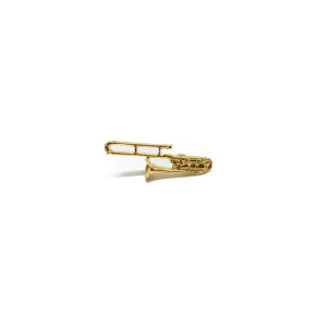 G´MUSICAL gold trombone pin